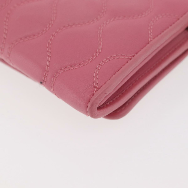 【日本直送】Miu Miu 鏈條肩包 皮革 粉紅色 金邊 正品 YKZ1230A-16