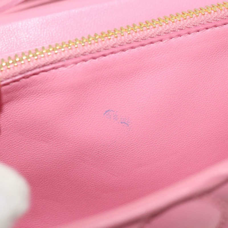 【日本直送】Miu Miu 鏈條肩包 皮革 粉紅色 金邊 正品 YKZ1230A-21