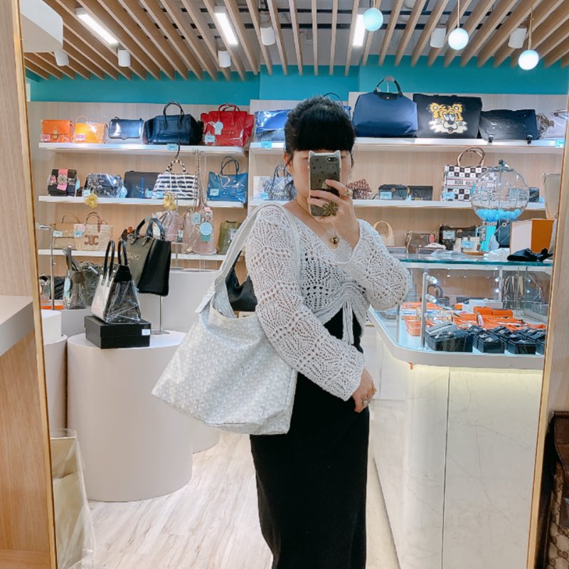 MS0687 Goyard 高雅德 戈雅 藝術家 腋下包 帆布 白色 銀扣 Boheme Hobo Bag Canvas White x PHW-25