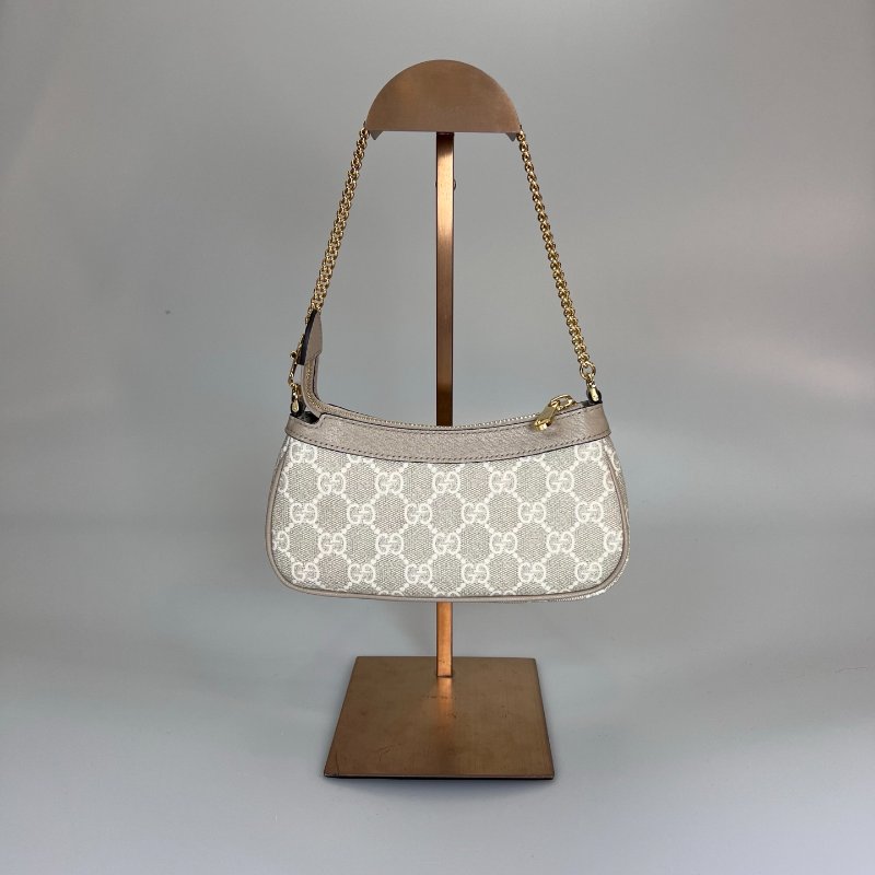 GUCCI  燕麥奶老花麻將包-1