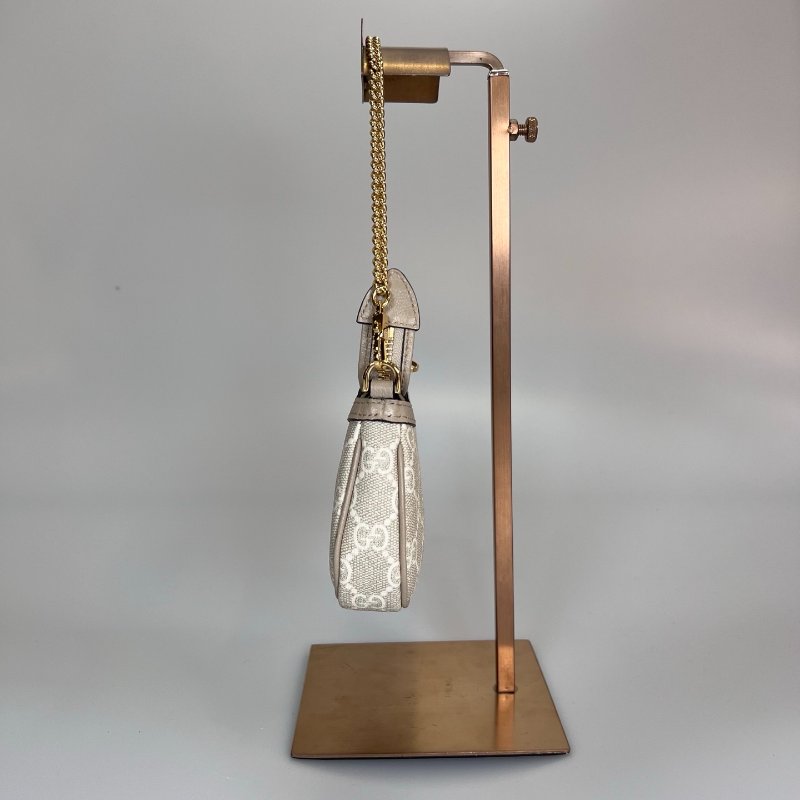 GUCCI  燕麥奶老花麻將包-2