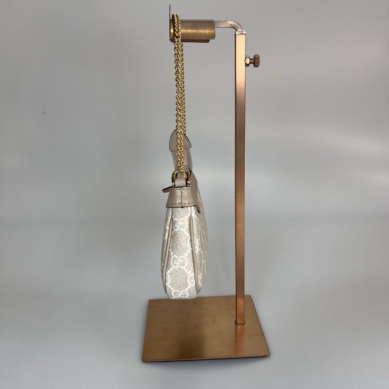 GUCCI  燕麥奶老花麻將包-3