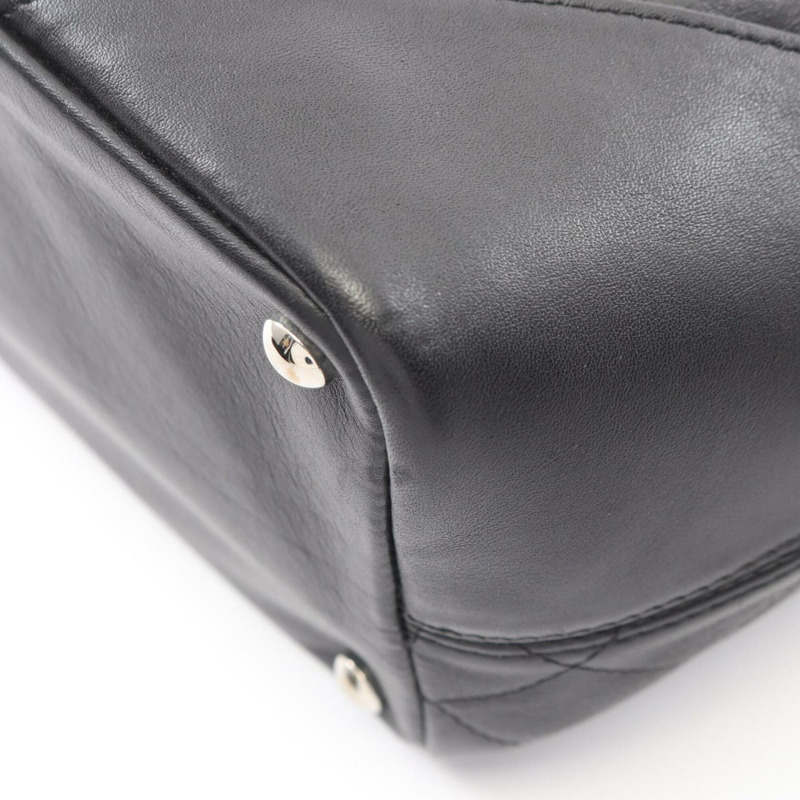 香奈兒 Cambon 系列中型托特包手提包真皮女士黑色 A25167-6