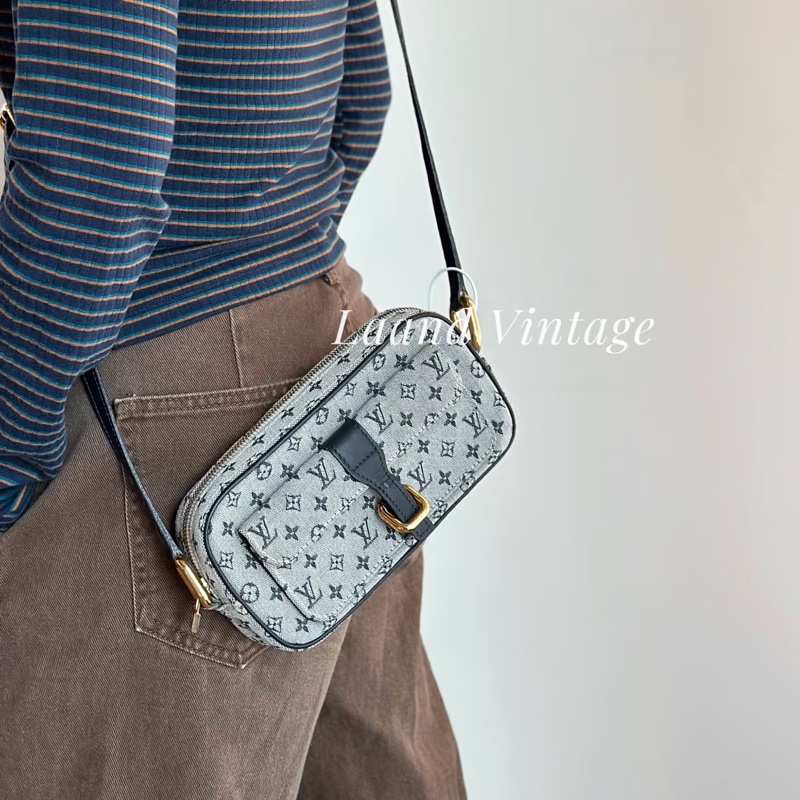 Louis Vuitton • 經典老花牛仔丹寧相機包-0