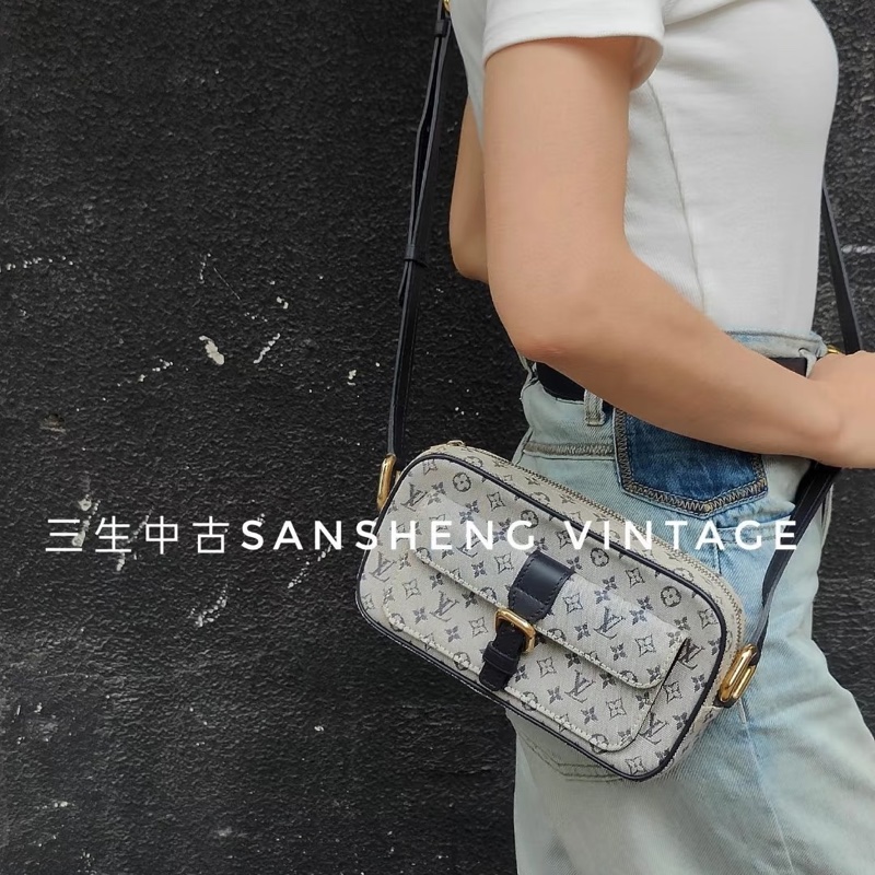 Louis Vuitton • 經典老花牛仔丹寧相機包-2