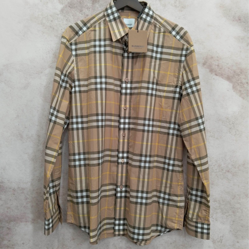 閒置未使用 BURBERRY博柏利  襯衣  M碼  🈚附件-0