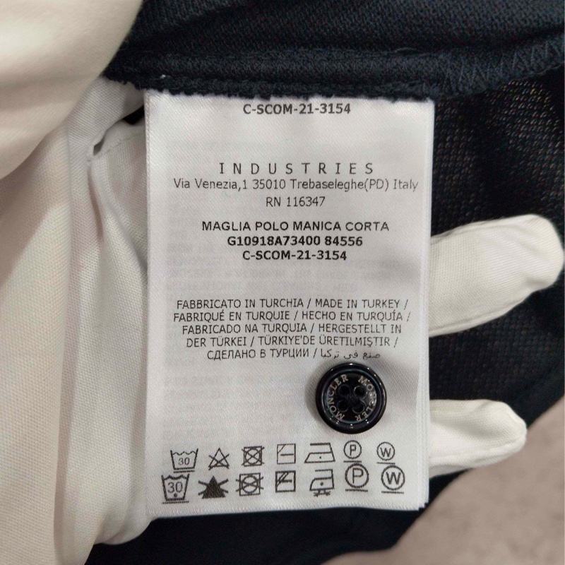 閒置未使用 Moncler盟可睞  POLO衫  S碼 🈚附件-3