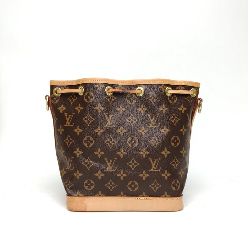 LOUIS VUITTON NOÉ水桶包BB22老花PVC金扣晶片肩背包-2