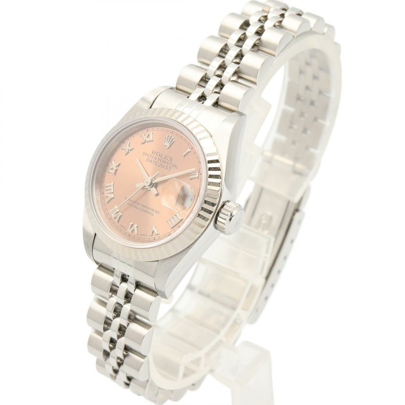 18K白金 不鏽鋼 香檳金錶面 Lady-Datejust 腕錶 69174【ROLEX 勞力士】 69174-1