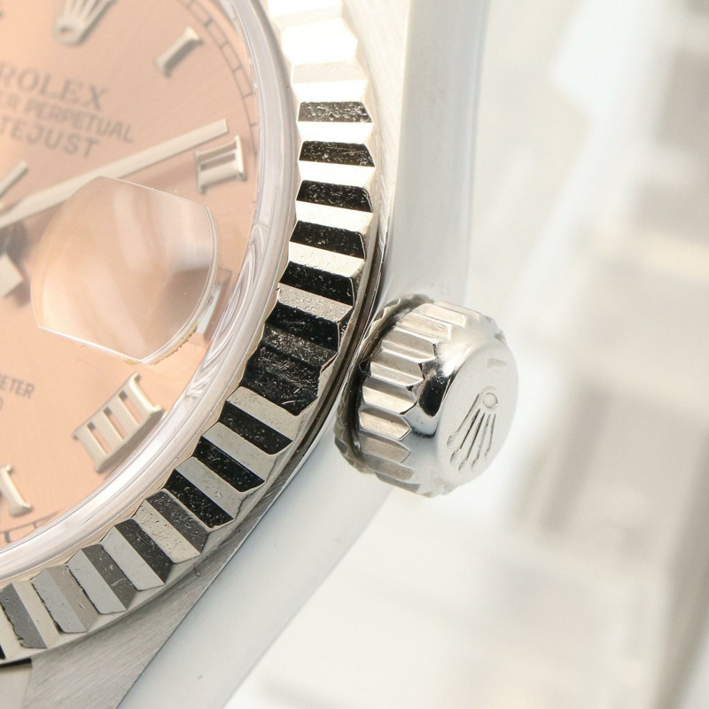 18K白金 不鏽鋼 香檳金錶面 Lady-Datejust 腕錶 69174【ROLEX 勞力士】 69174-5