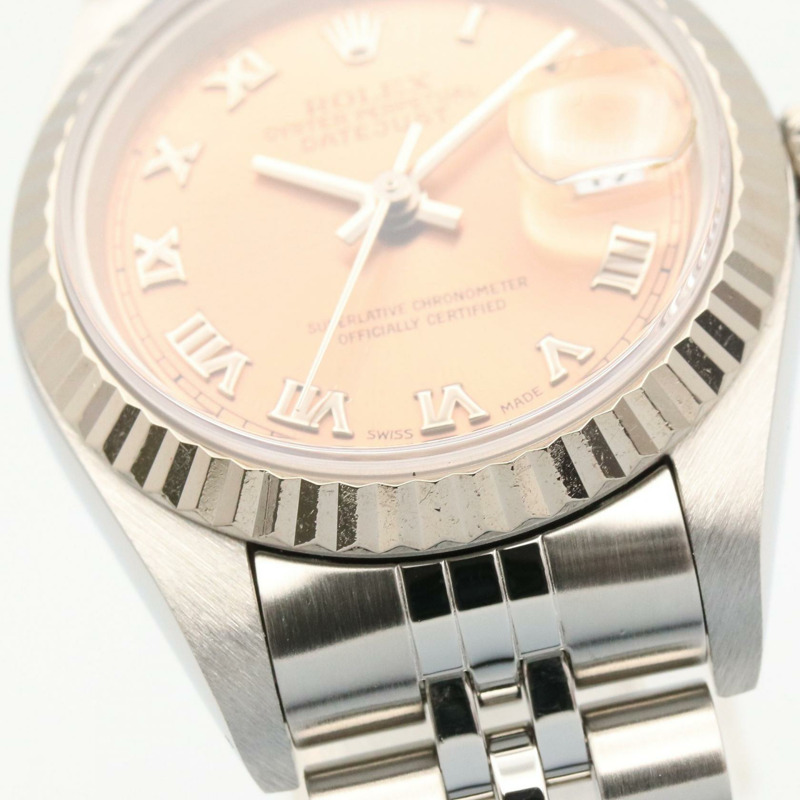18K白金 不鏽鋼 香檳金錶面 Lady-Datejust 腕錶 69174【ROLEX 勞力士】 69174-10