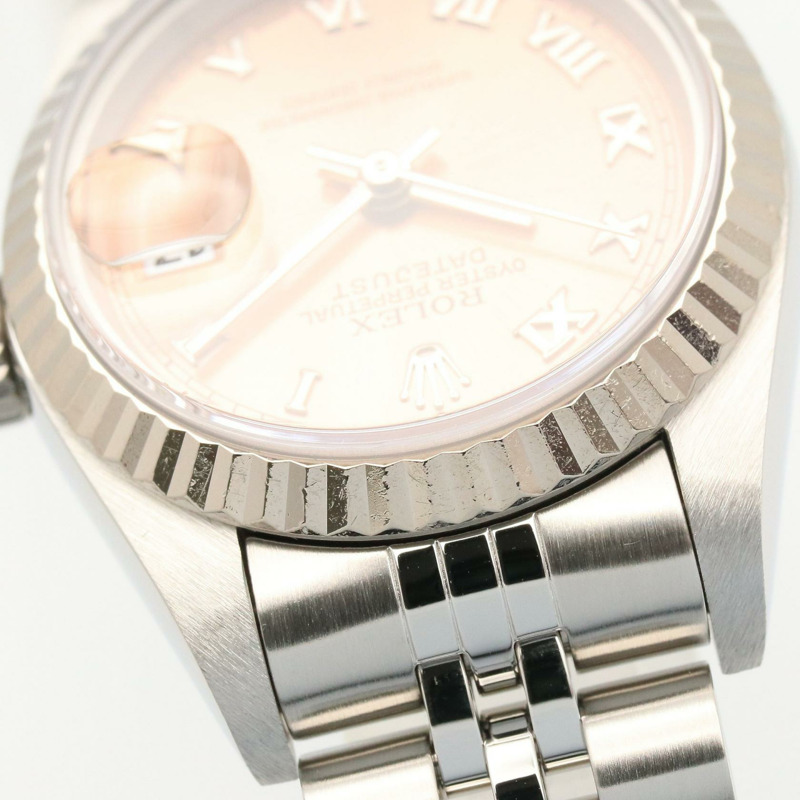 18K白金 不鏽鋼 香檳金錶面 Lady-Datejust 腕錶 69174【ROLEX 勞力士】 69174-11