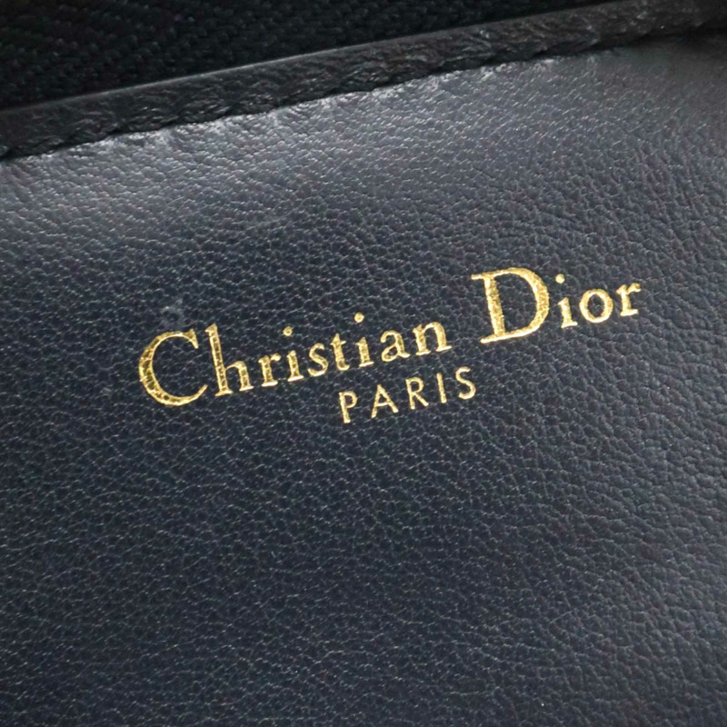 藍色 緹花帆布 Montaigne 耳機包 掛飾【Dior 迪奧】-3