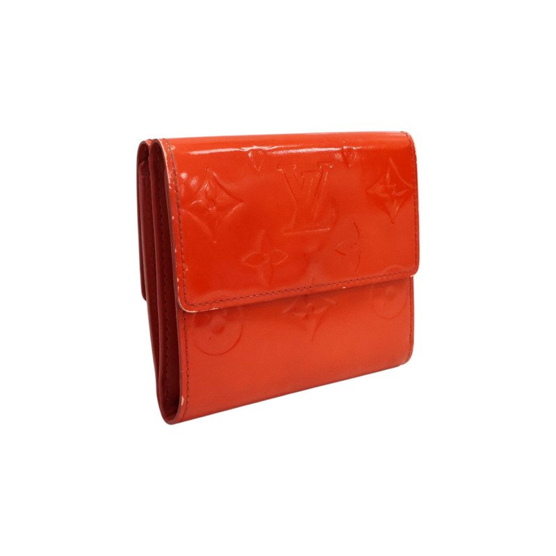 紅色漆皮 Portomone Bie Cult Credit 三折 短夾 M91248【LOUIS VUITTON LV 路易威登】 M91248-1