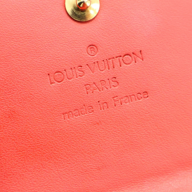 紅色漆皮 Portomone Bie Cult Credit 三折 短夾 M91248【LOUIS VUITTON LV 路易威登】 M91248-5