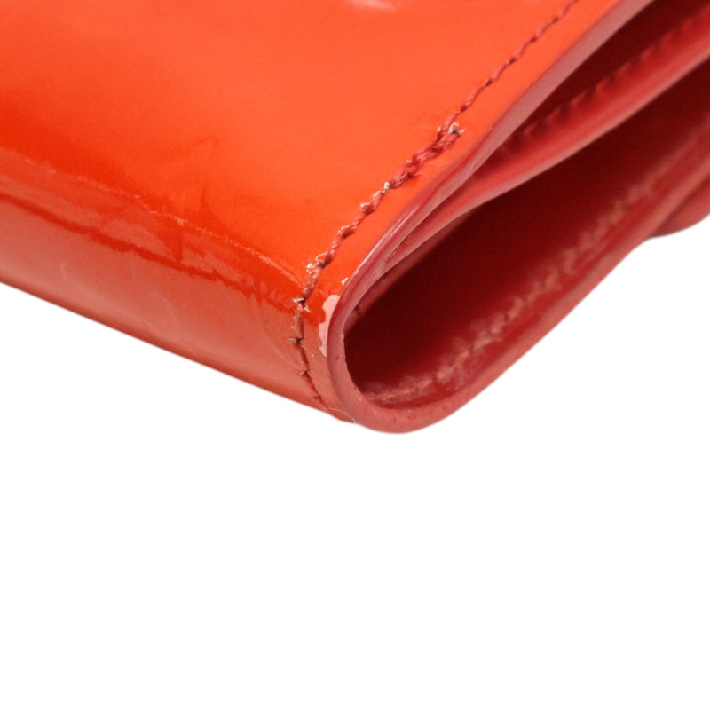 紅色漆皮 Portomone Bie Cult Credit 三折 短夾 M91248【LOUIS VUITTON LV 路易威登】 M91248-10