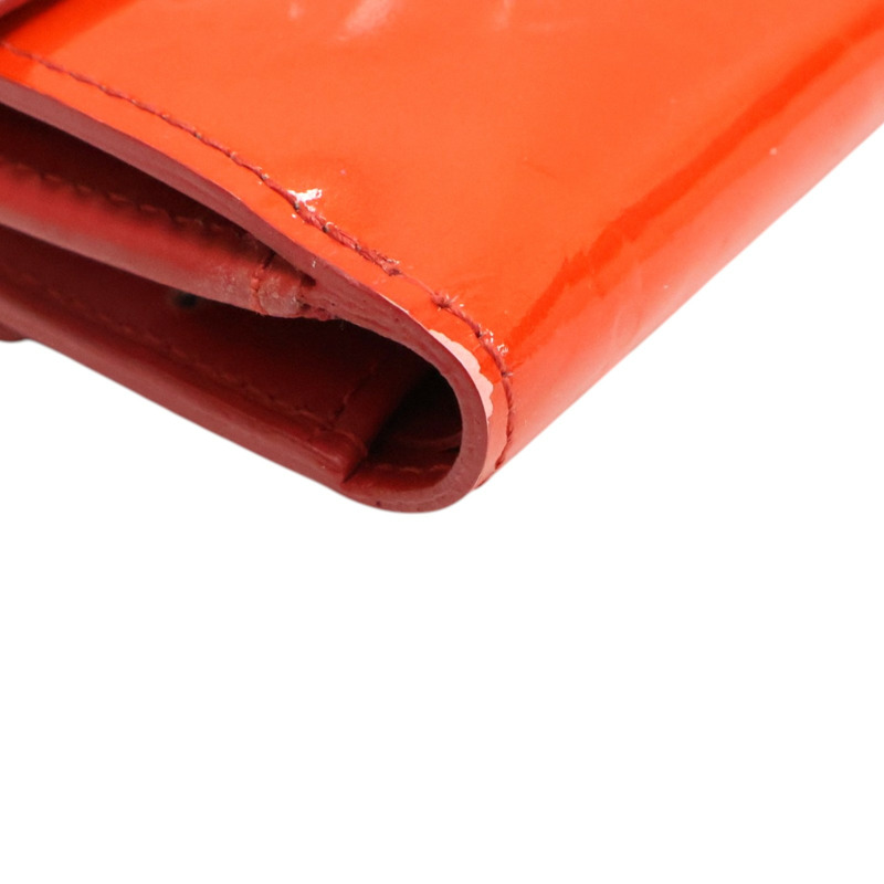 紅色漆皮 Portomone Bie Cult Credit 三折 短夾 M91248【LOUIS VUITTON LV 路易威登】 M91248-11