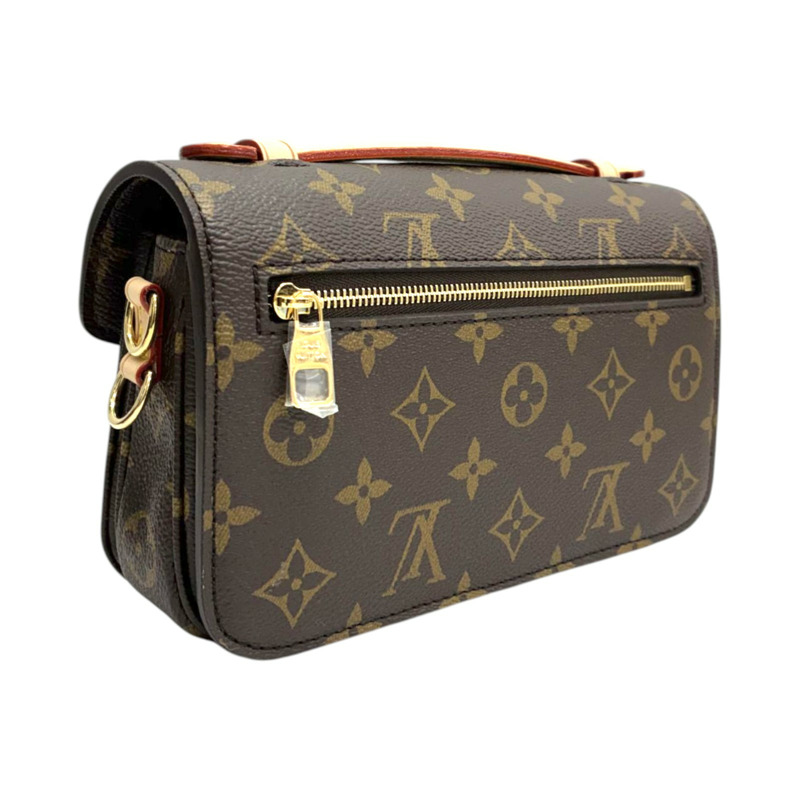 棕色 原花帆布 Pochette Metis East West 肩背包【LOUIS VUITTON LV 路易威登】 M46279-1