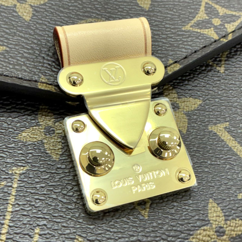 棕色 原花帆布 Pochette Metis East West 肩背包【LOUIS VUITTON LV 路易威登】 M46279-4