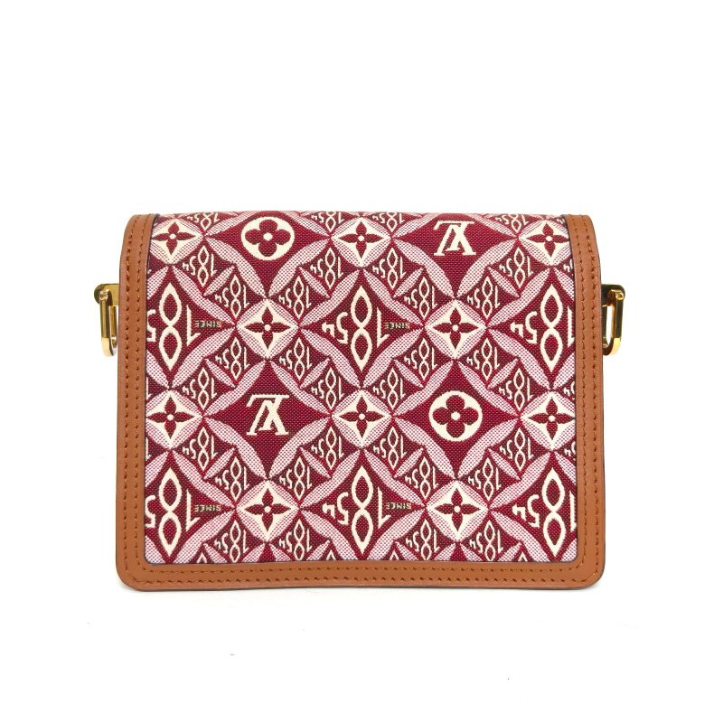 LOUIS VUITTON Dauphine達芙妮Mini紅色帆布20201854印花肩背包-2