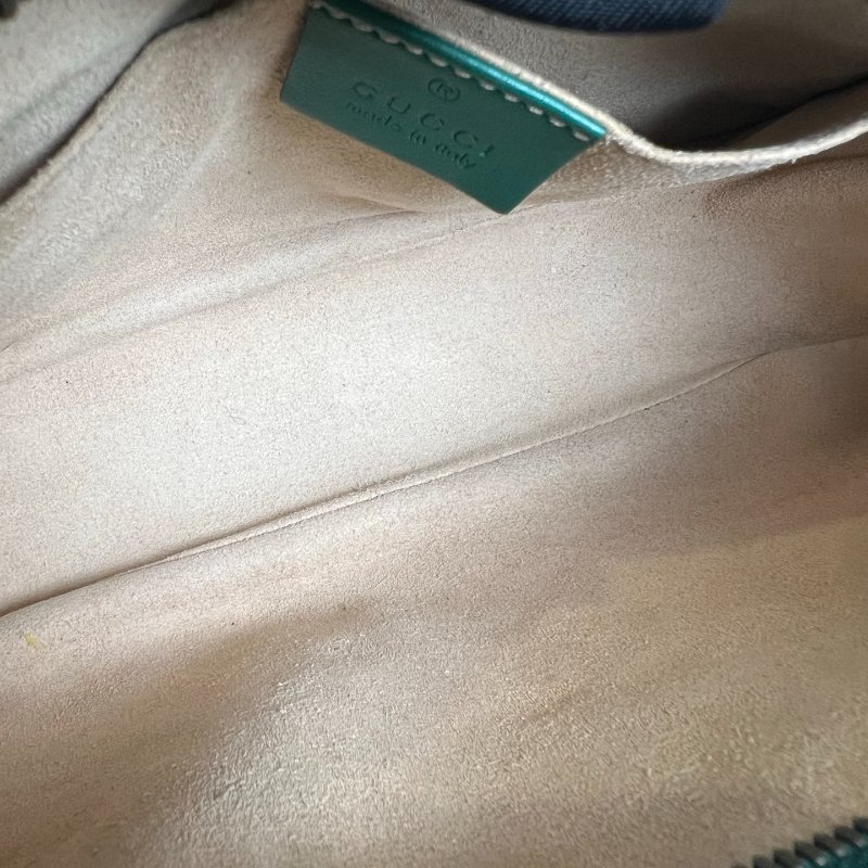 GUCCI 447632 綠MARMONT相機包 24CM-5