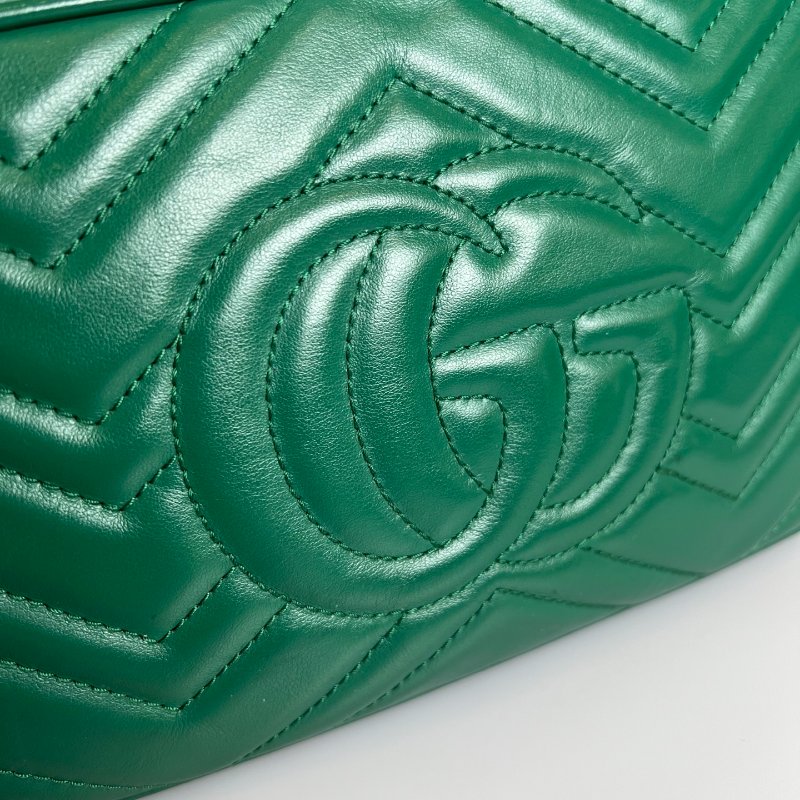 GUCCI 447632 綠MARMONT相機包 24CM-7