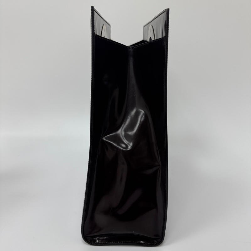 【赫蒂國際精品】Celine 大圓環托特包 vintage 二手 中古 漆皮-5