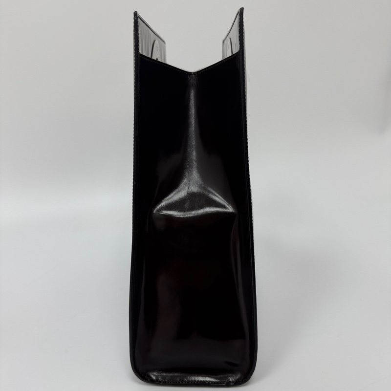 【赫蒂國際精品】Celine 大圓環托特包 vintage 二手 中古 漆皮-7