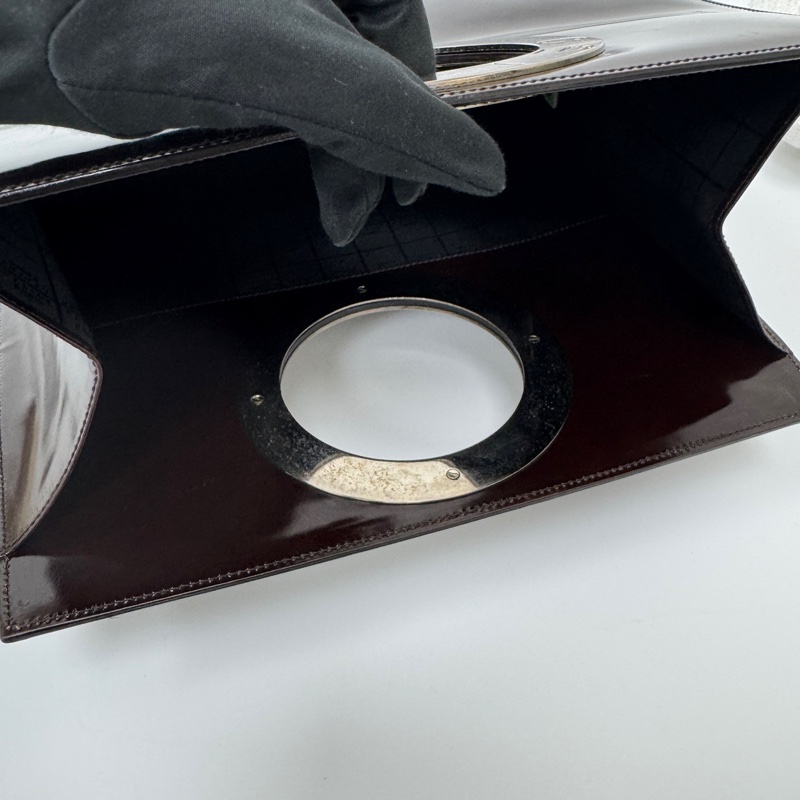 【赫蒂國際精品】Celine 大圓環托特包 vintage 二手 中古 漆皮-18