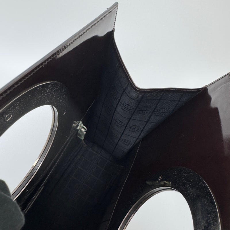 【赫蒂國際精品】Celine 大圓環托特包 vintage 二手 中古 漆皮-19