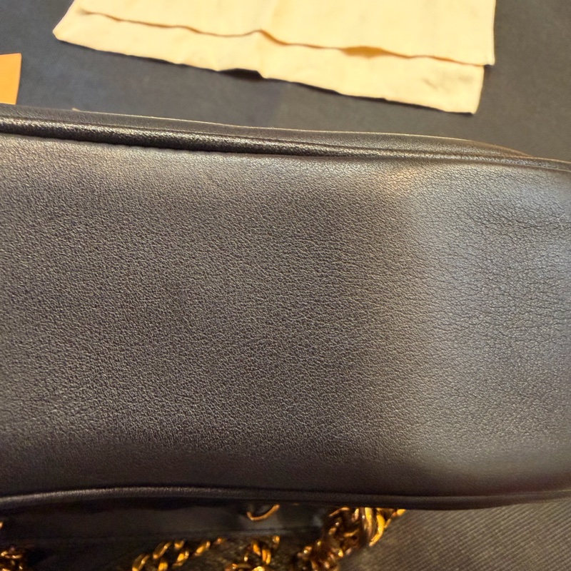 LV New Wave Chain Bag黑牛皮彩色把手斜背包-20