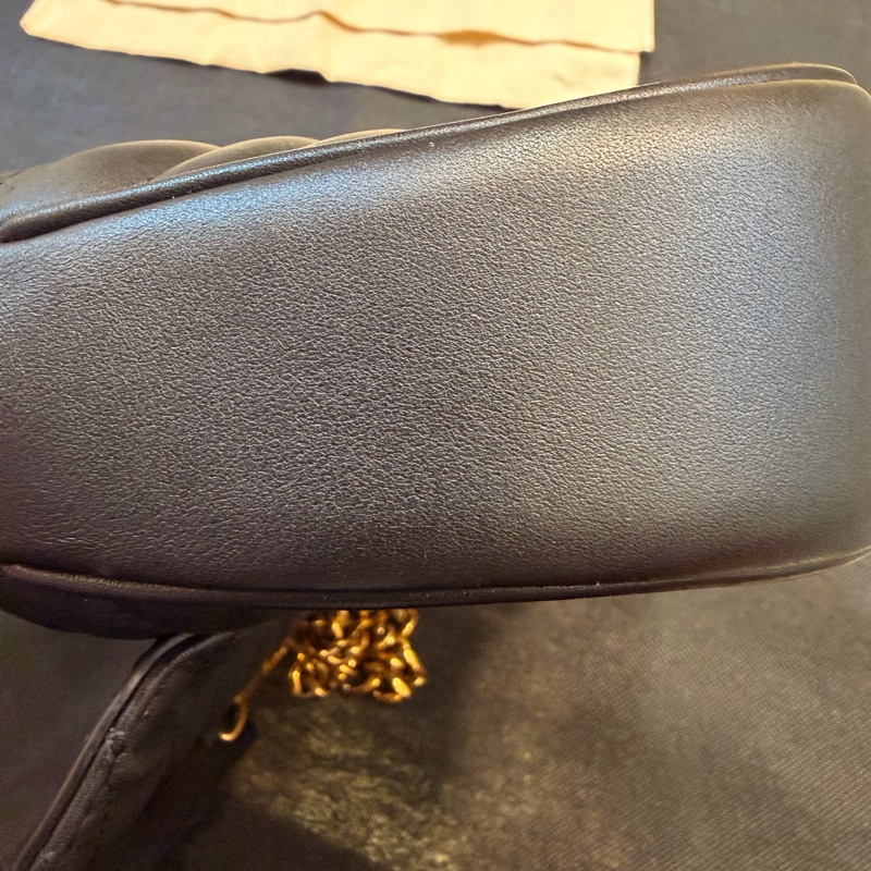 LV New Wave Chain Bag黑牛皮彩色把手斜背包-23