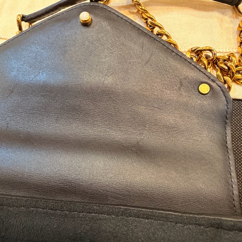 LV New Wave Chain Bag黑牛皮彩色把手斜背包-30