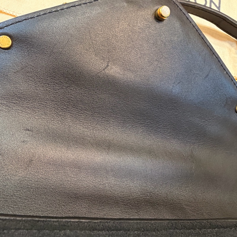 LV New Wave Chain Bag黑牛皮彩色把手斜背包-33