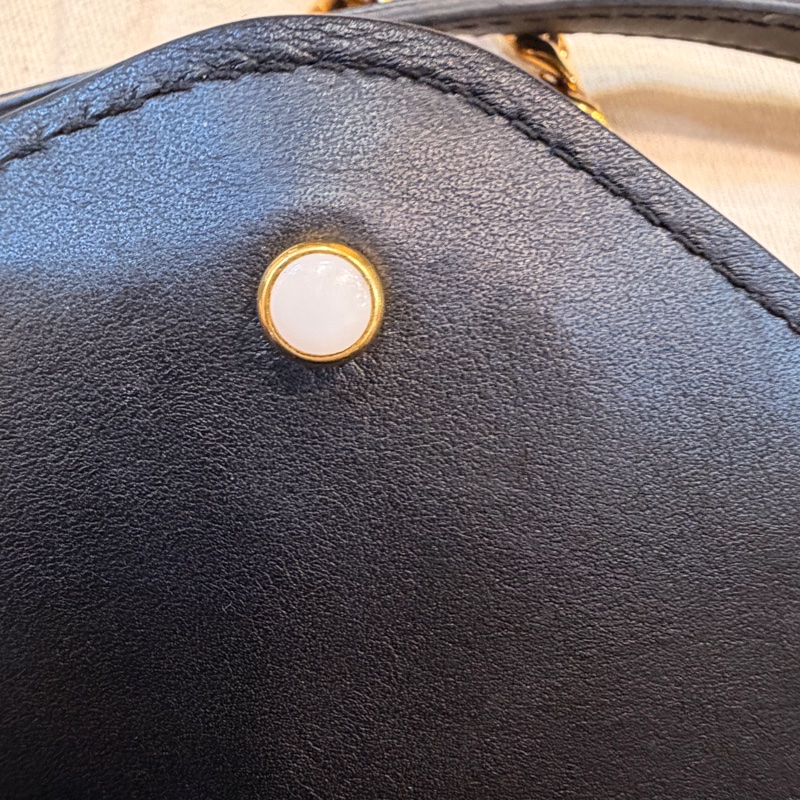 LV New Wave Chain Bag黑牛皮彩色把手斜背包-38