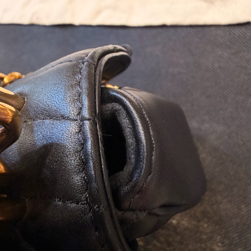 LV New Wave Chain Bag黑牛皮彩色把手斜背包-65