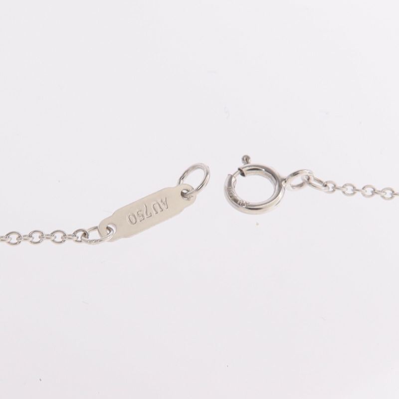 TIFFANY＆CO 18K白金Tiffany Keys鑽石項鍊-5