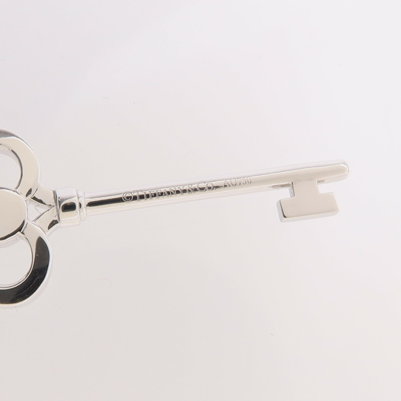 TIFFANY＆CO 18K白金Tiffany Keys鑽石項鍊-7