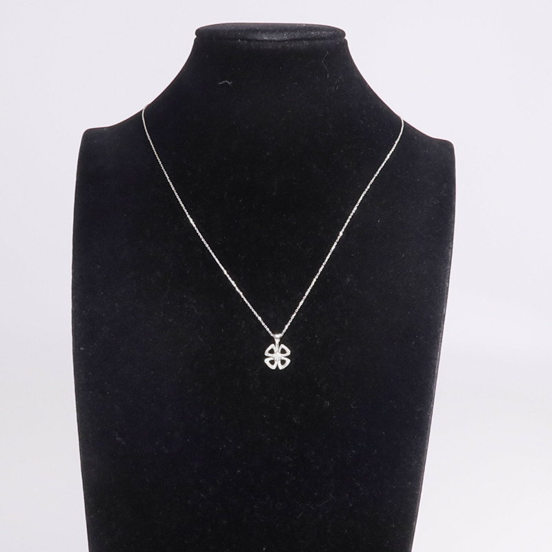 BVLGARI 18K白金Fiorever Diamond Necklace鑽石項鍊-8