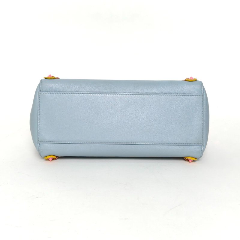 FENDI PEEKABOOMini23彩色羊皮銀扣肩背包-4