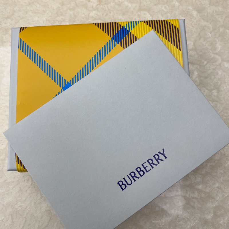 BURBERRY 格紋卡片夾 (全新未使用)-3