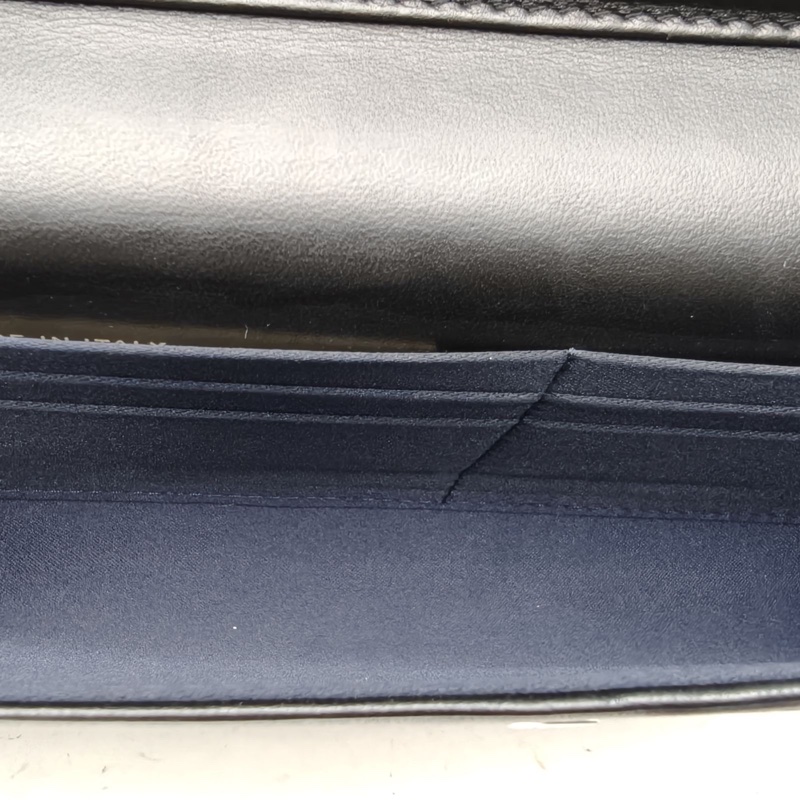 CHANEL 拼色羊皮22開銀扣機場系列三合一woc鏈條包-3