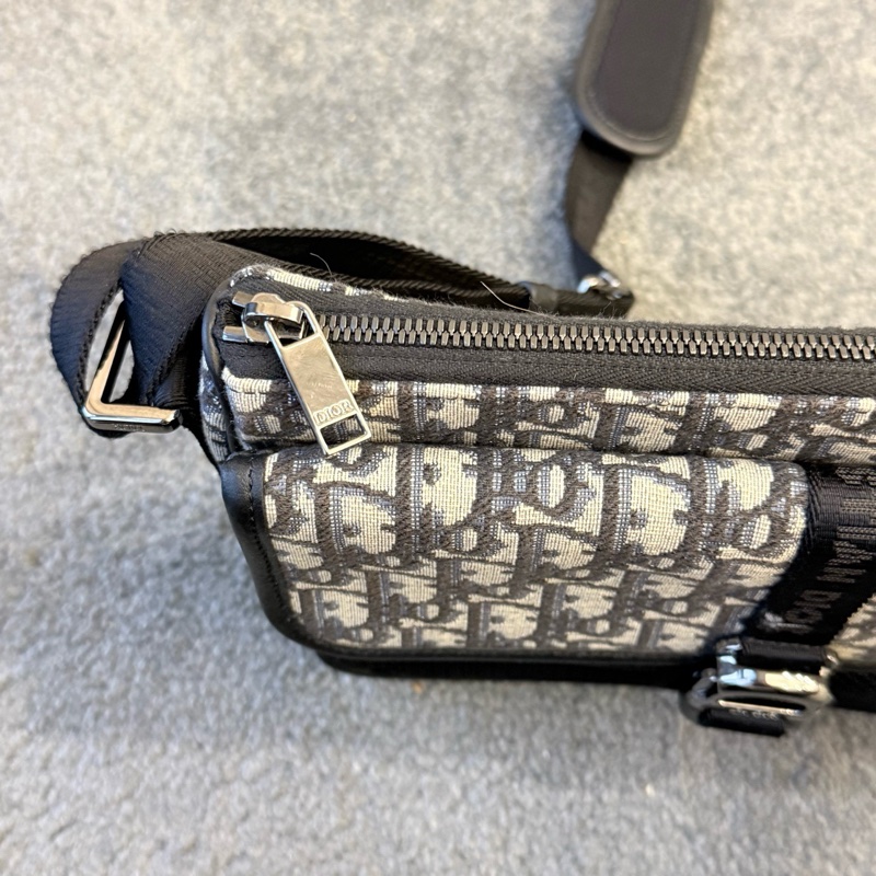 98新Dior迪奧 oblique系列老花中號郵差包 單肩斜挎 肩帶可調節 編碼23 尺寸：26 x 18 x 6。-7