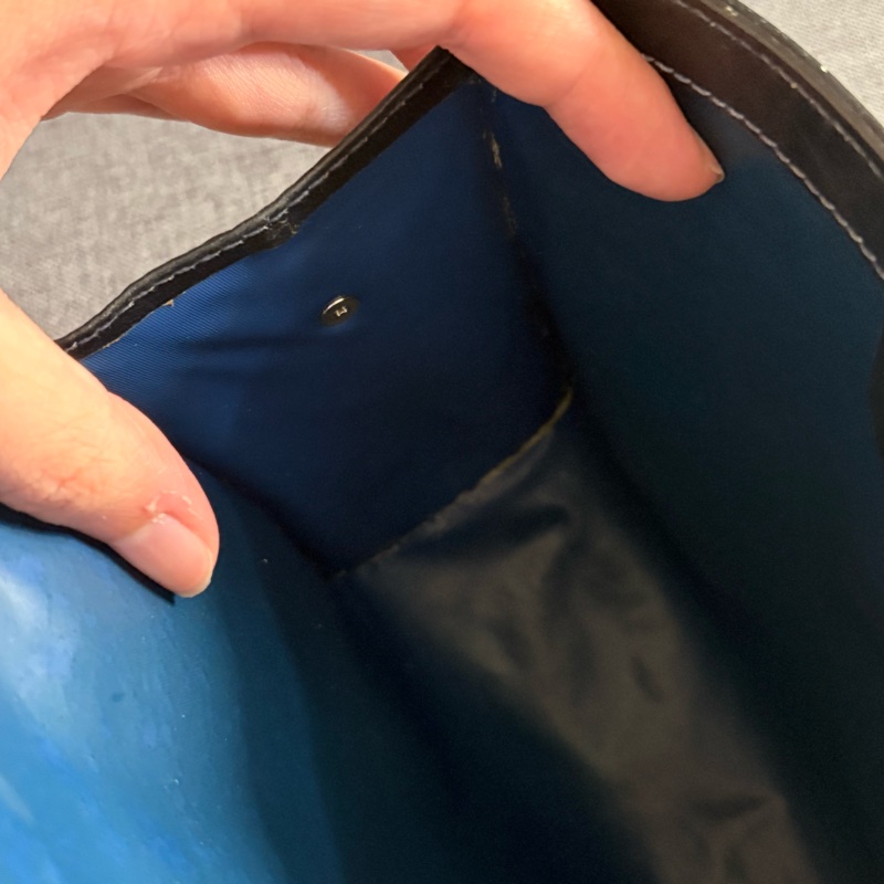 GUCCI 經典藍花手拿包 斜挎包-23