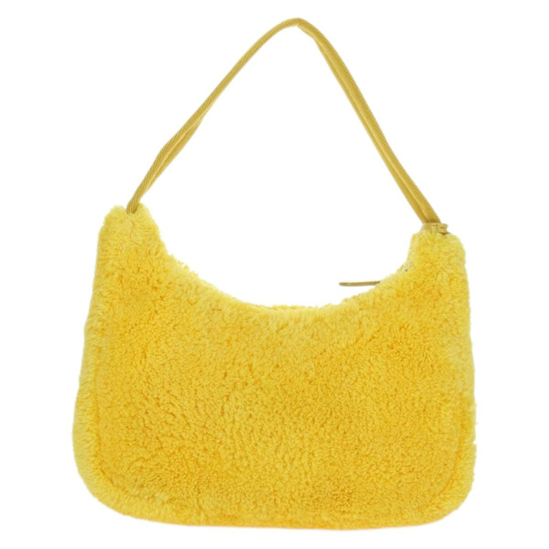 【日本直送】PRADA 手提包 Pile 黃色銀色 Auth YKZ1313M-1