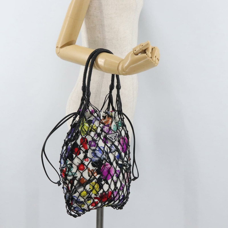 【日本直送】PRADA 網眼托特包 尼龍 多色 正品 ka3880SM-20