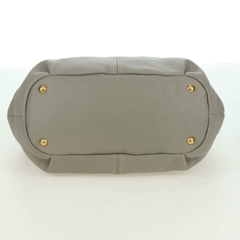 【日本直送】PRADA 手提包 皮革 兩用 米色 金色 正品 yk20246A-4