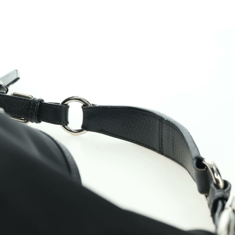 【日本直送】PRADA 單肩包 尼龍 黑色 銀色 BR3438 正品 yk20268SAV-7
