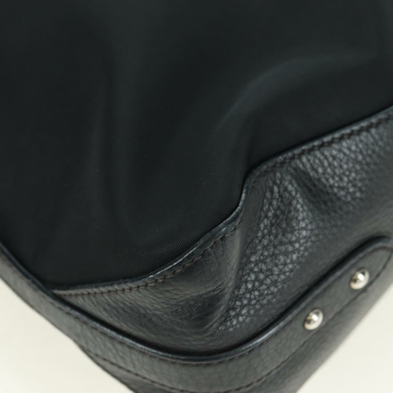 【日本直送】PRADA 單肩包 尼龍 黑色 銀色 BR3438 正品 yk20268SAV-8