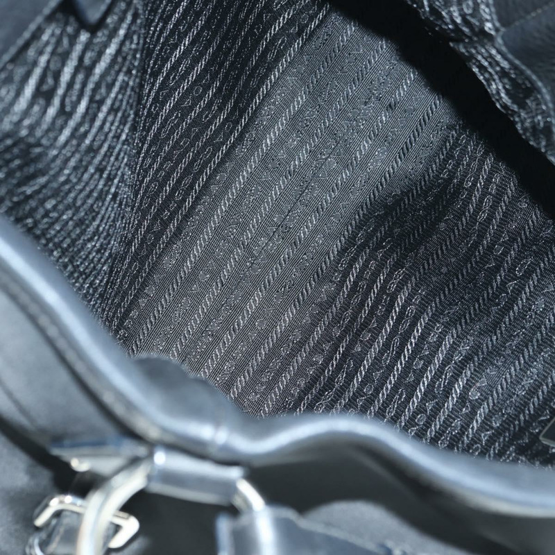 【日本直送】PRADA 單肩包 尼龍 黑色 銀色 BR3438 正品 yk20268SAV-9